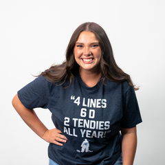 4 Lines, 6 D, 2 Tendies, All Year T-Shirt